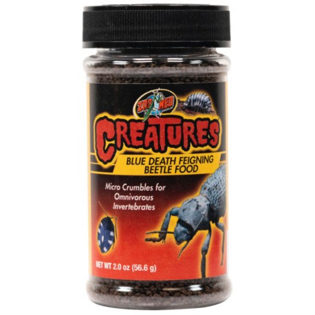 Creatures Blue Death Feigning Beetle Food (Zoo Med)