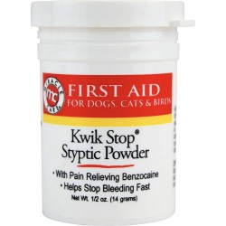 Kwik-Stop Styptic Powder - .5 oz (Miracle Care)