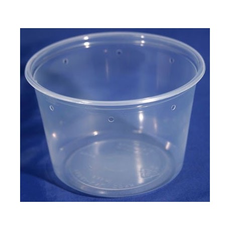 16 oz Semi-Clear Deli Cups - Punched - 10ct (Pro-Kal)