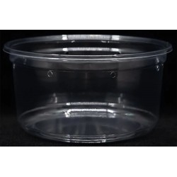 12 oz Crystal Clear Deli Cups - Punched - 500ct (pinnPACK)