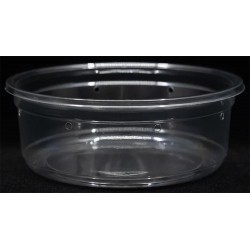 8 oz Clear Deli Cups - Punched - 50ct (pinnPACK)