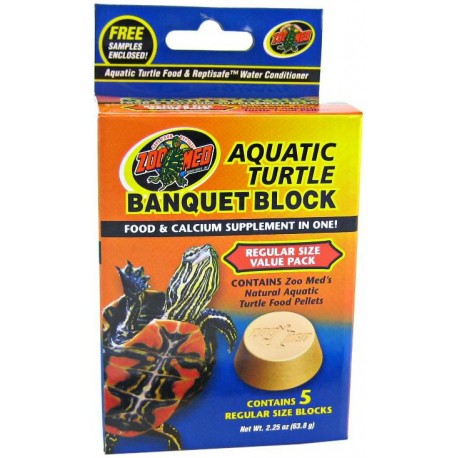 Aquatic Turtle Banquet Block - 5 pk (Zoo Med)