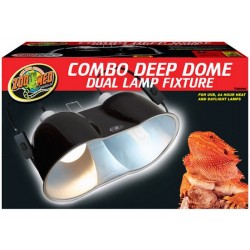 Combo Deep Dome Dual Lamp Fixture (Zoo Med)